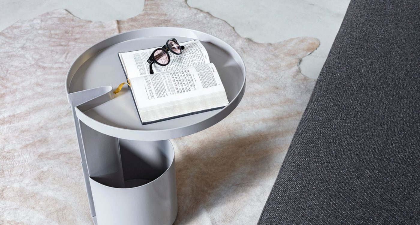 שולחן סלון מעוצב אפור